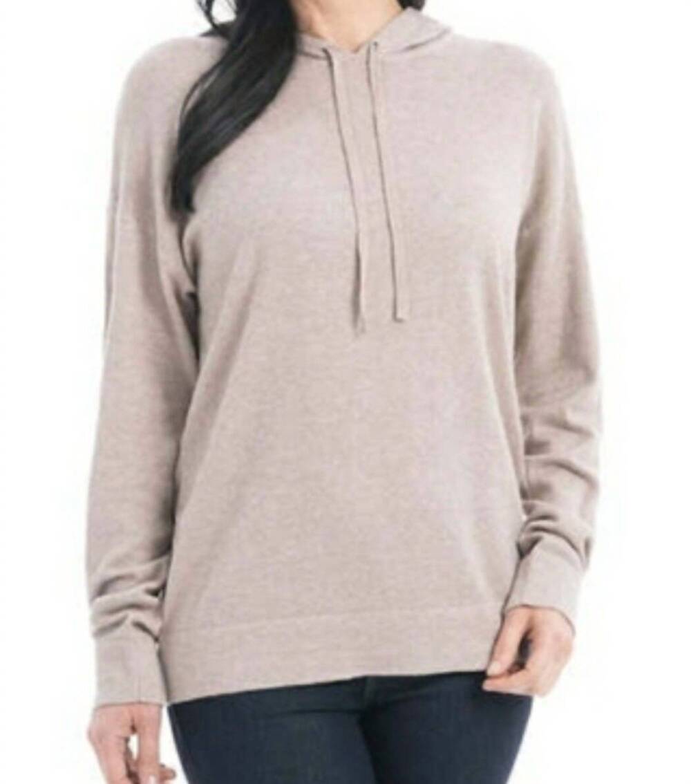 NEW HILARY RADLEY long sleeve cozy sweater hoodie in oatmeal
